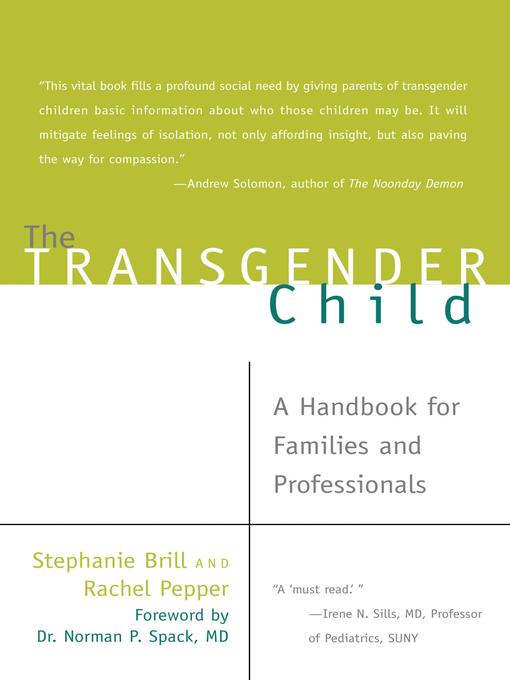 Cover image for The Transgender Child